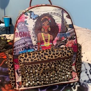 Paris Themed bookbag